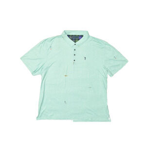 William Murray Men's Golf Polo Big & Tall Size 3XL Fish Scuba Print Shirt